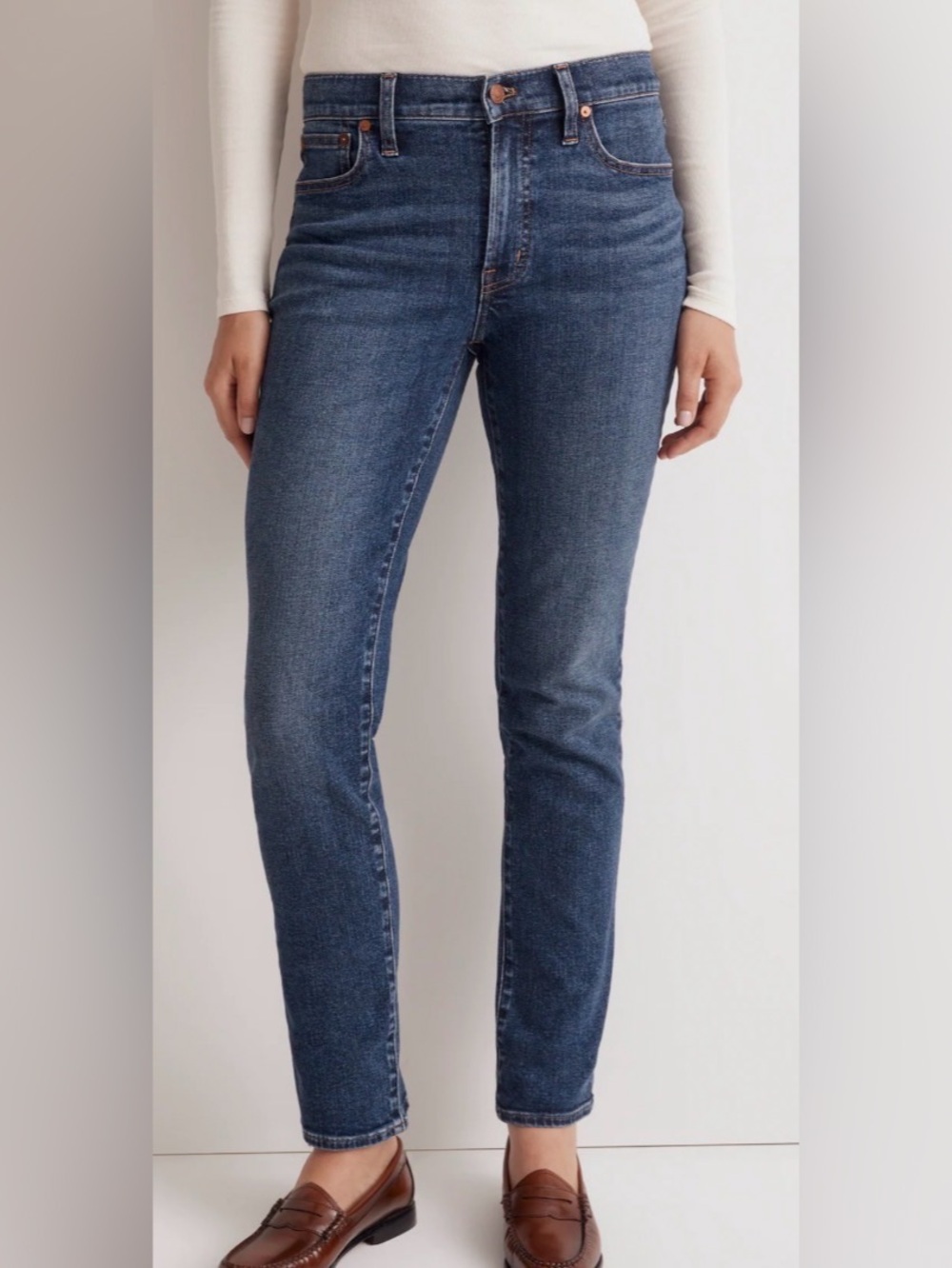 Madewell Mid-Rise Perfect Vintage Jeans Deming Wash Size 25